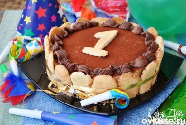 Сливочно-кофейная шарлотка "Жирафа"