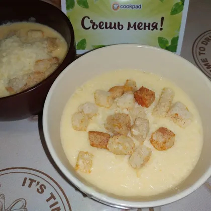 Сырный крем-суп в мультиварке