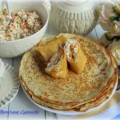 Блины тонкие на дрожжах "Универсальные"