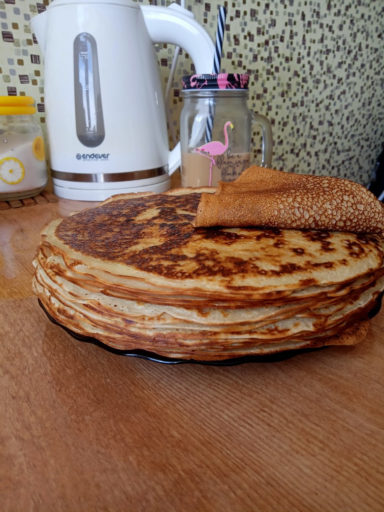 Блины на молоке и кипятке 🥞