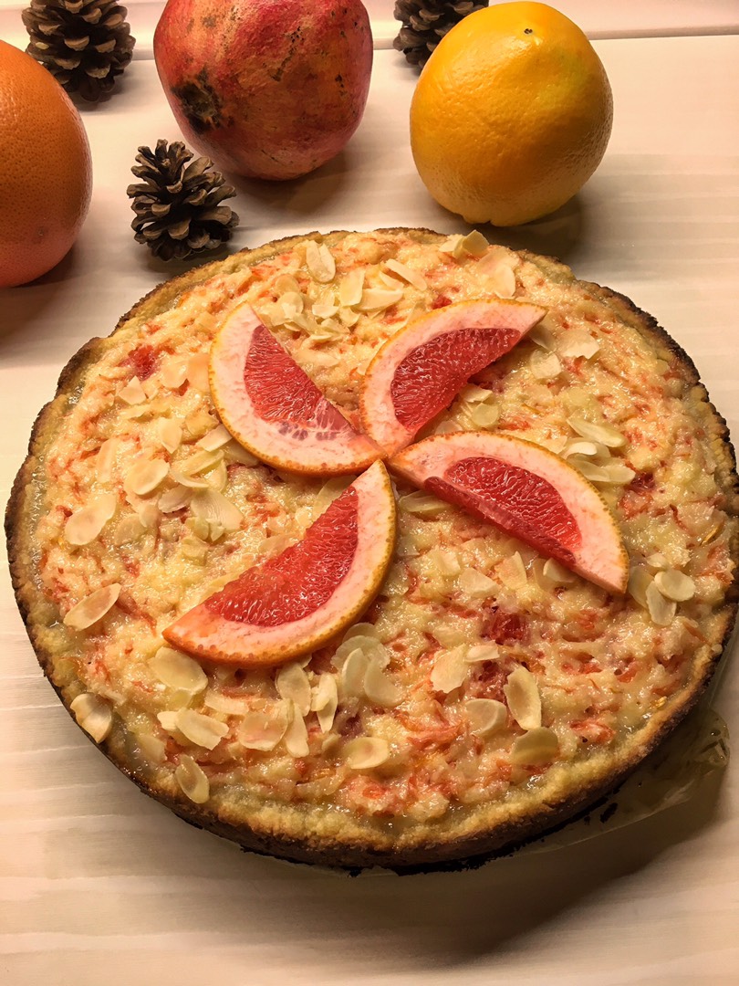 Морковный пирог с грейпфрутом - рецепт автора Ирина Ремез
