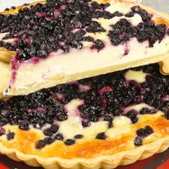 Творожный пирог с черникой | Pie with cottage cheese and blueberries