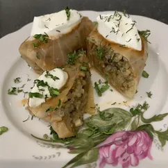 Голубцы с рисом и грибами