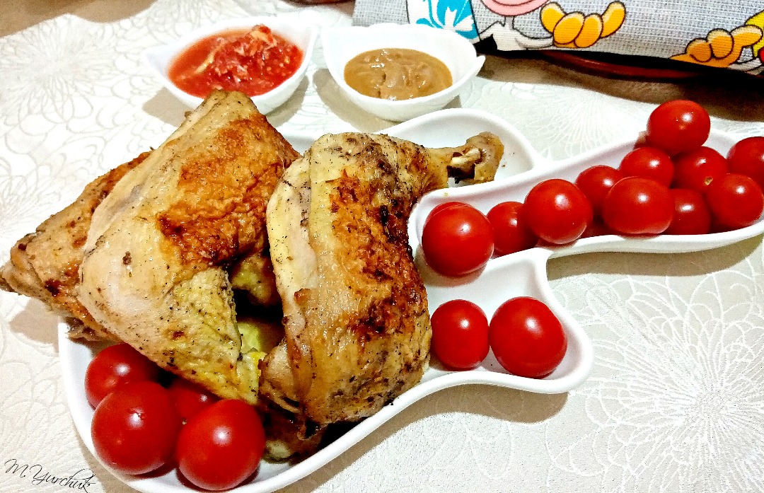 Окорочка запеченные с лимоном