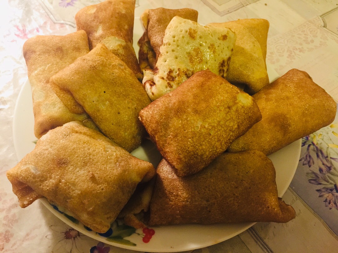 Блинчики с мясом