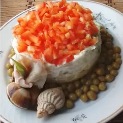 Салат с морепродуктами