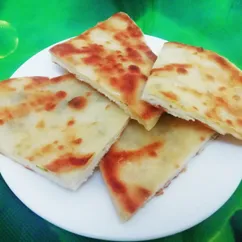 Лепешки с сыром и зеленью