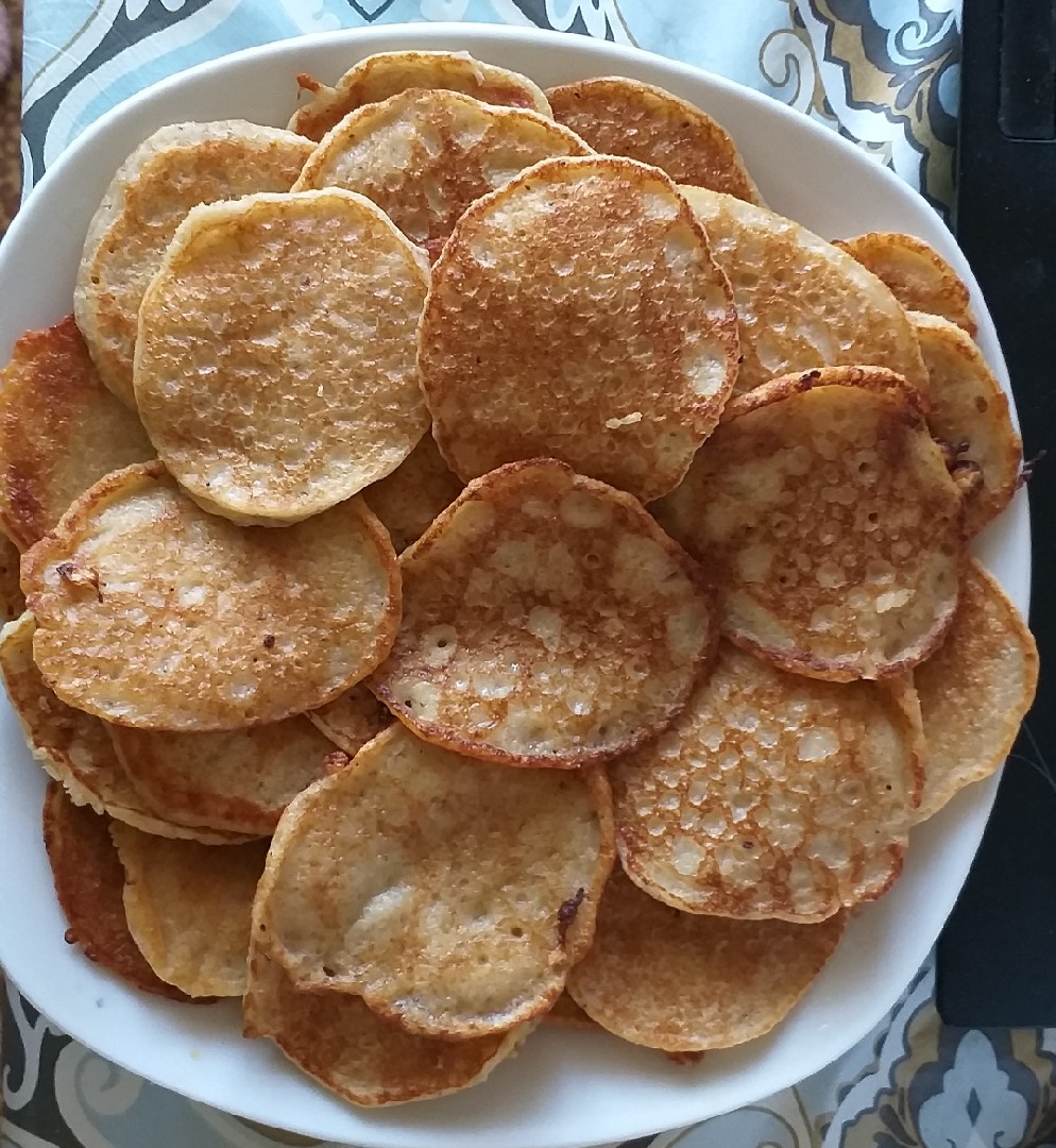 Оладушки из овсяных хлопьев