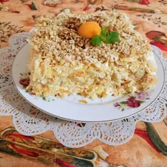 Торт "Наполеон" из готового слоеного теста