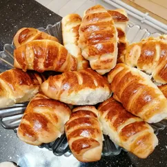 Вкусные булочки с домашним вареньем 🥐