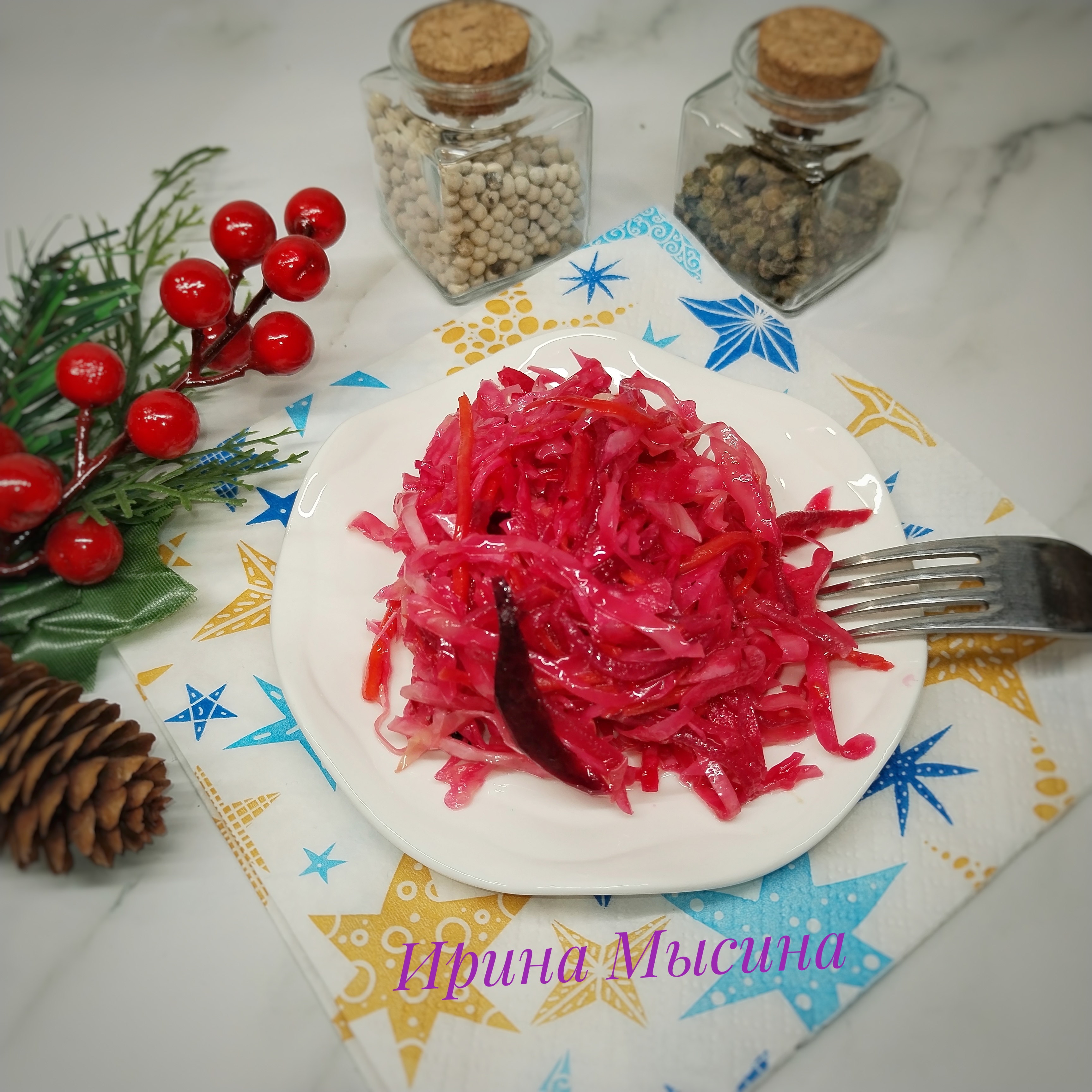 Кремлёвская хряпа - салат из капусты