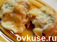 Куриные «шарики» в сливках