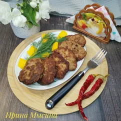 Оладьи из свиной печени 