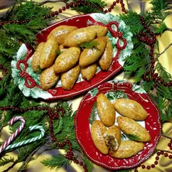 Новогодняя выпечка - пирожки с капустой 🎄