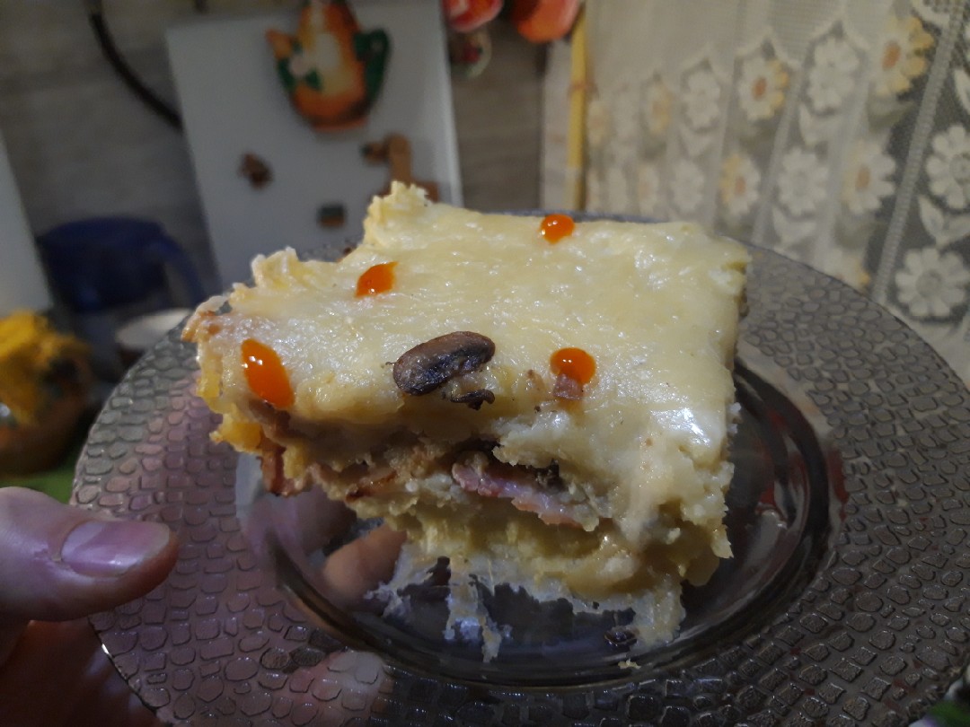 Запеканка из картофеля с грибами в духовке — пошаговый рецепт с фото