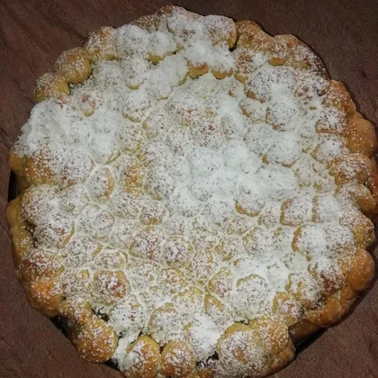 Яблочный пирог 'Яблоки в снегу'