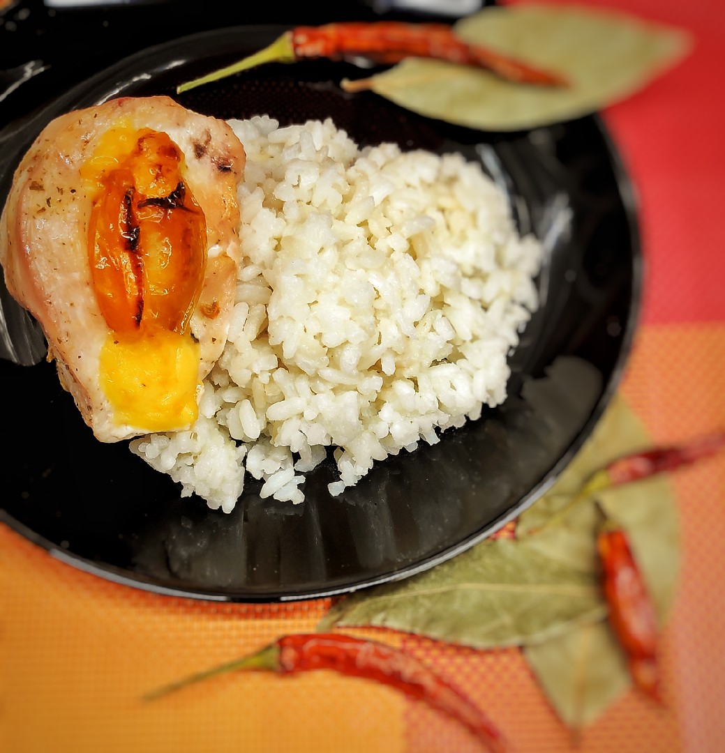 Куриные кармашки с рисом🍛