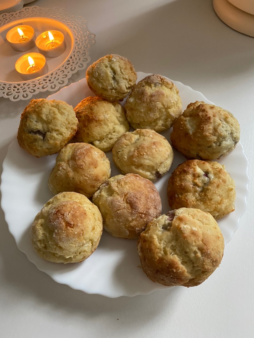 ПП творожные пирожки с вишней 🍒