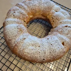 Кекс с мандарином и орехами
