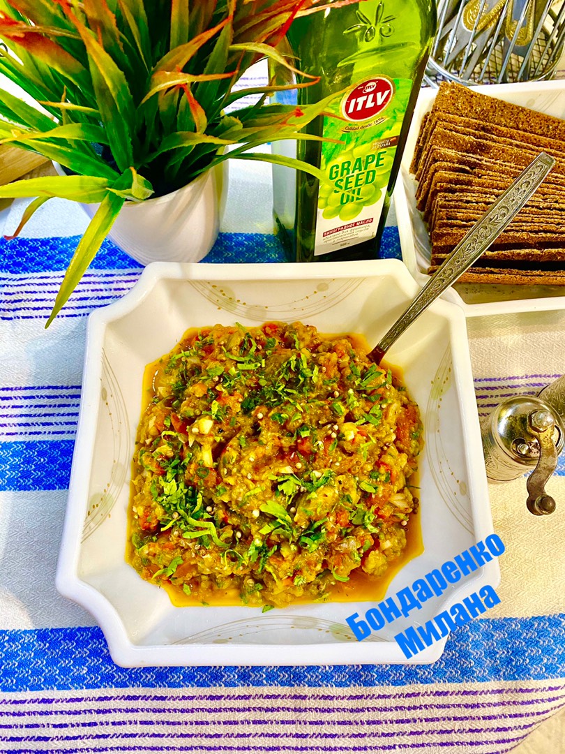 «Армянская икра🍆из печёных овощей 🍅🌶в домашних условиях»😍😋Быстро и Вкусно 