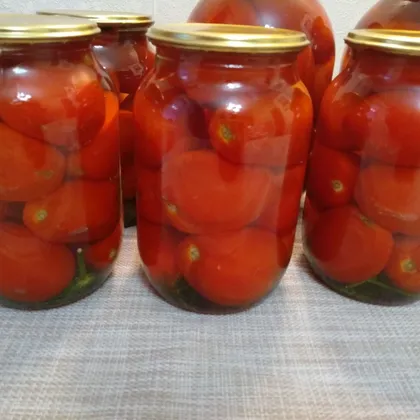 Сладкие и очень вкусные маринованные помидоры