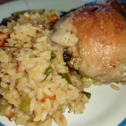 🍗 Курица с рисом в духовке