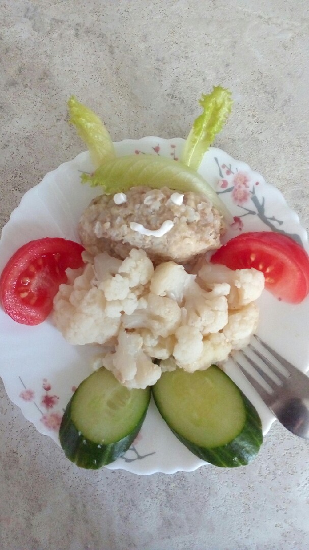 Котлеты с цветной капустой паровые