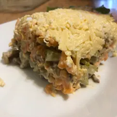 Салат из куриной печени