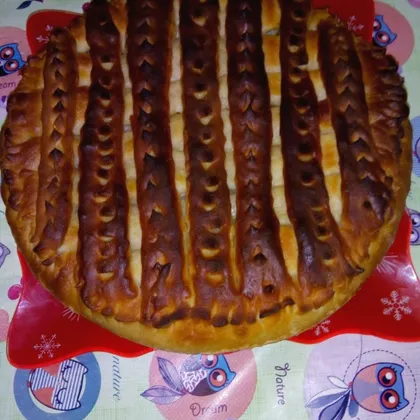 Пирог с пангассиусом ржано-пшеничный