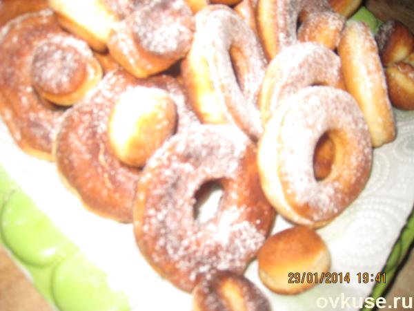 Дрожжевые пончики на молоке, пошаговый рецепт с фото на ккал