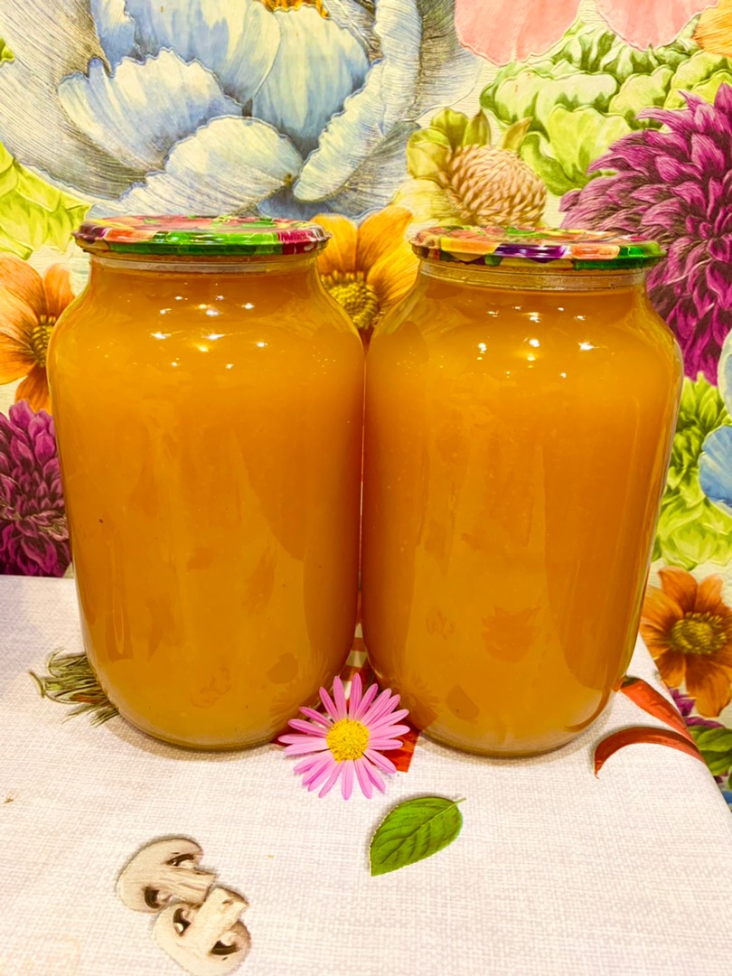 Рецепт тыквенного сока с апельсинами на зиму