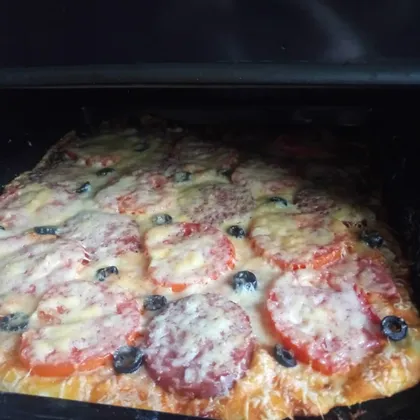 #кулинарныймарафон Пицца на дрожжевом тесте