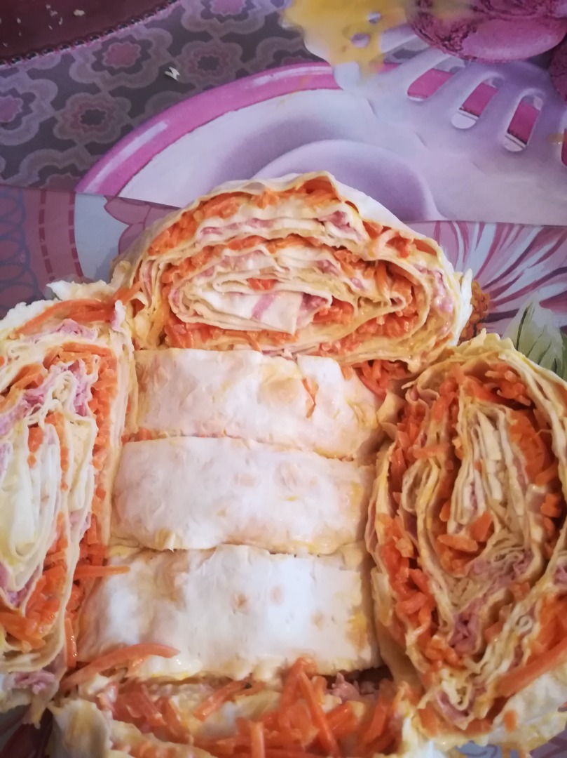 Рулет из лаваша