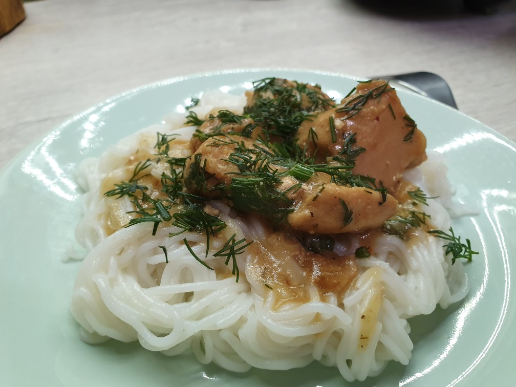 Мясо индейки в томатно-сметанном соусе