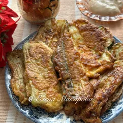 Цукини в яично-сырном кляре