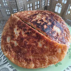 Чебуреки из готового теста 