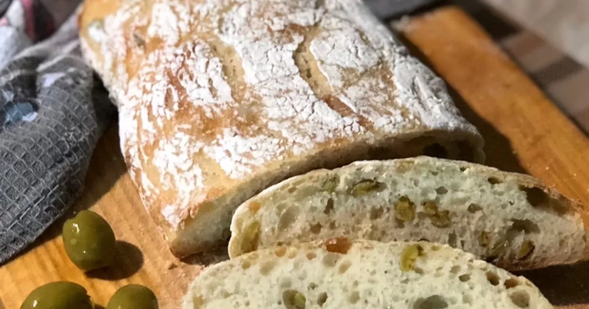 Чиабатта с оливками – пошаговый рецепт приготовления с фото
