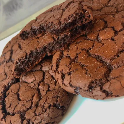 Шоколадное печенье-брауни