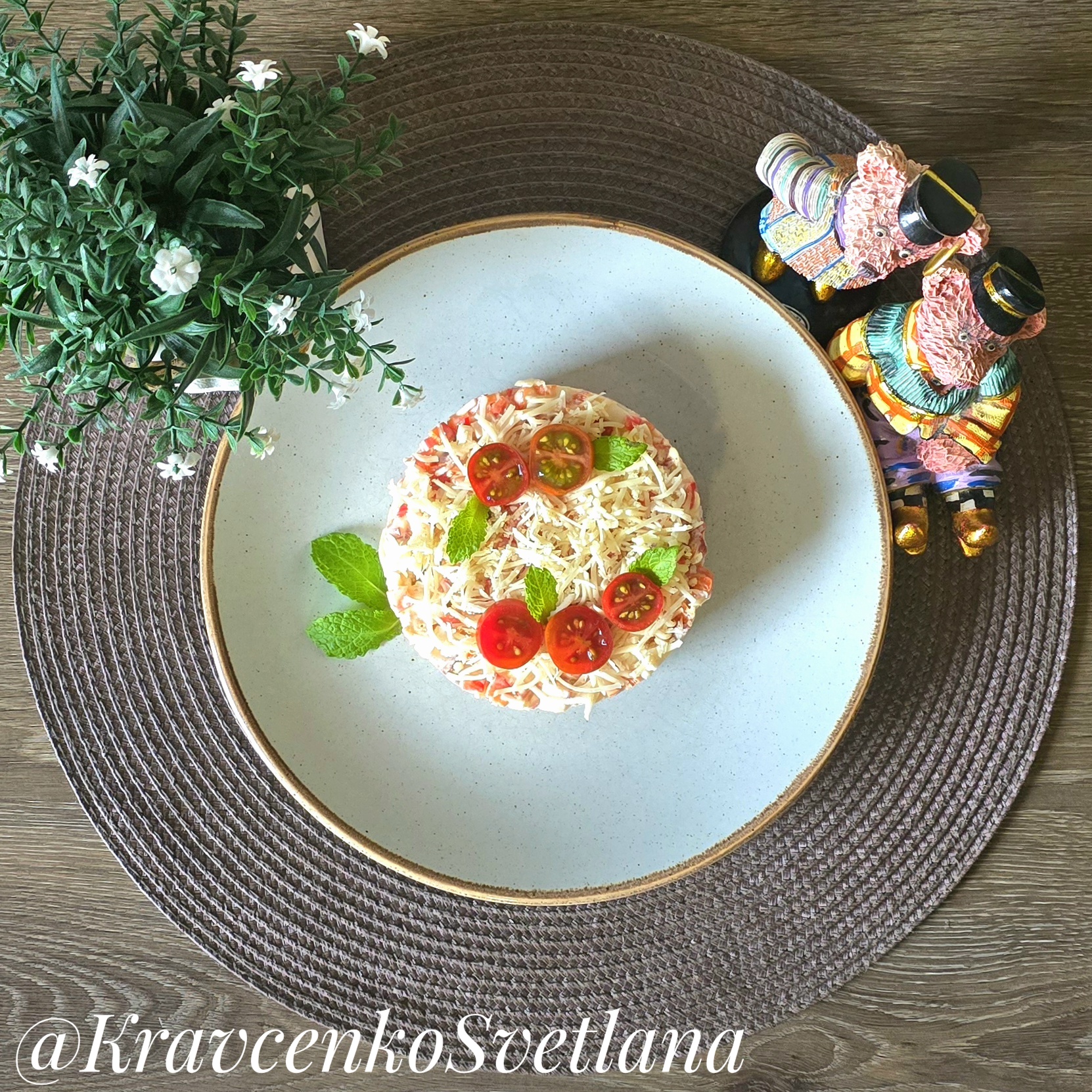 Салат Красное море