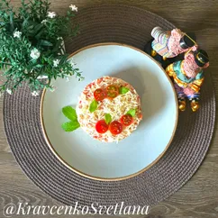 Салат Красное море