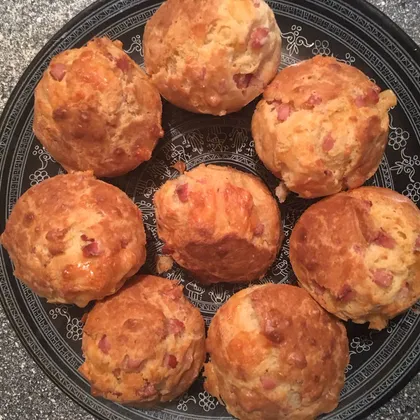 Кексы с ветчиной и сыром