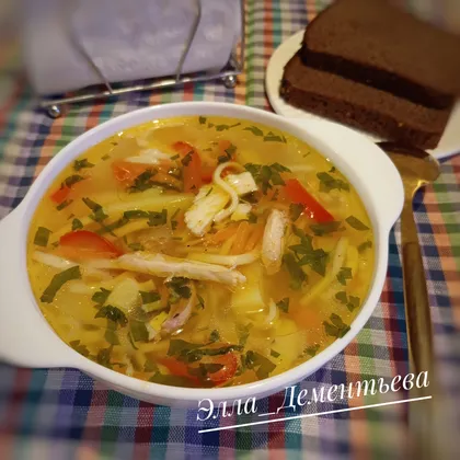 Куриная лапша 