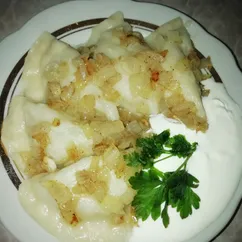 Вареники с картофелем и грибами