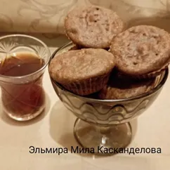 Шоколадные кексики на молоке