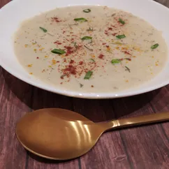 Кабачковый крем-суп с грецкими орехами 