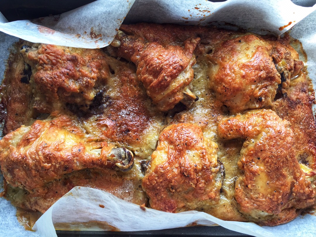 Куриные ножки под сырной шубкой