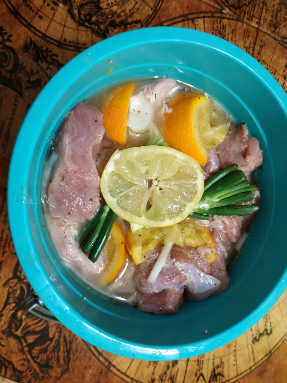 Маринады для шашлыка из свинины с лимоном