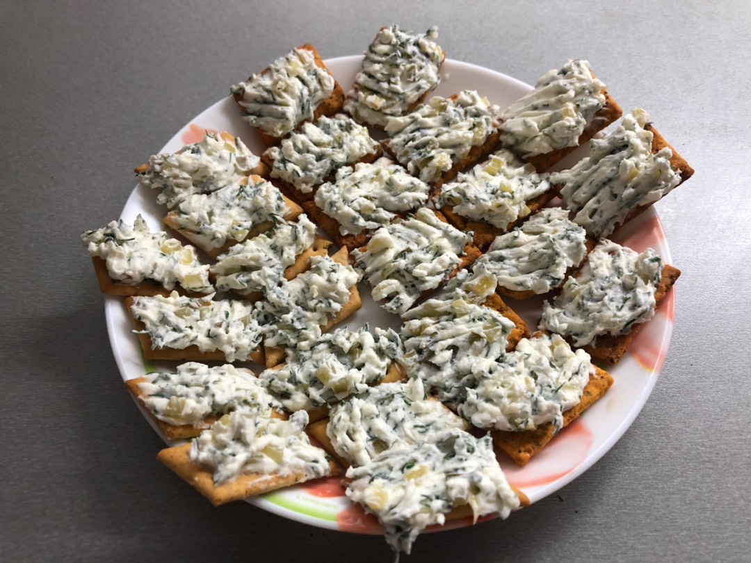 Хлебцы с творожным сыром