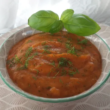 Овощной суп - пюре в духовке
