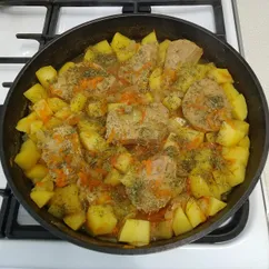 Картошка с рыбой